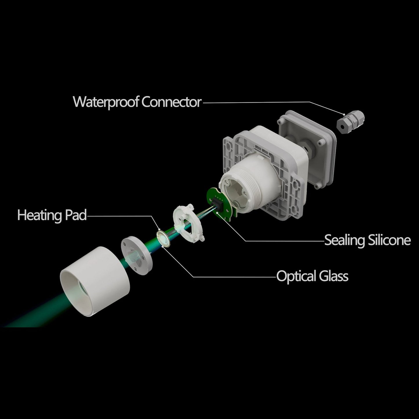 LDS01 Laser Distance Sensor, Laser Rangefinder for Water Tank Levels and Snow Depth with LCD Screen for Real-Time Monitoring