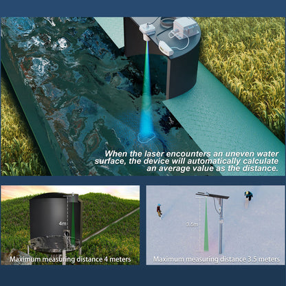 LDS01 Laser Distance Sensor, Laser Rangefinder for Water Tank Levels and Snow Depth with LCD Screen for Real-Time Monitoring