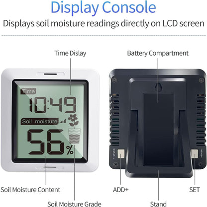 WH0291 Equipment for treating groundwater and Soil Moisture Tester Soil Moisture, WH51 Sensor and Digital LCD Display